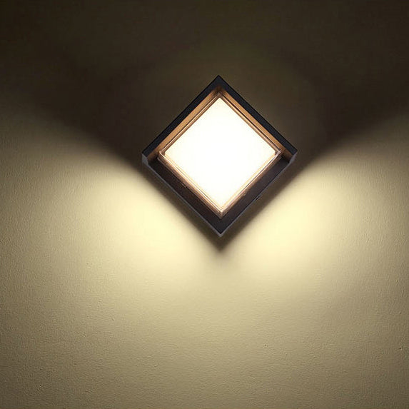 Minimalistische Buiten LED Wandlamp – Rond of Vierkant, Klein of Groot