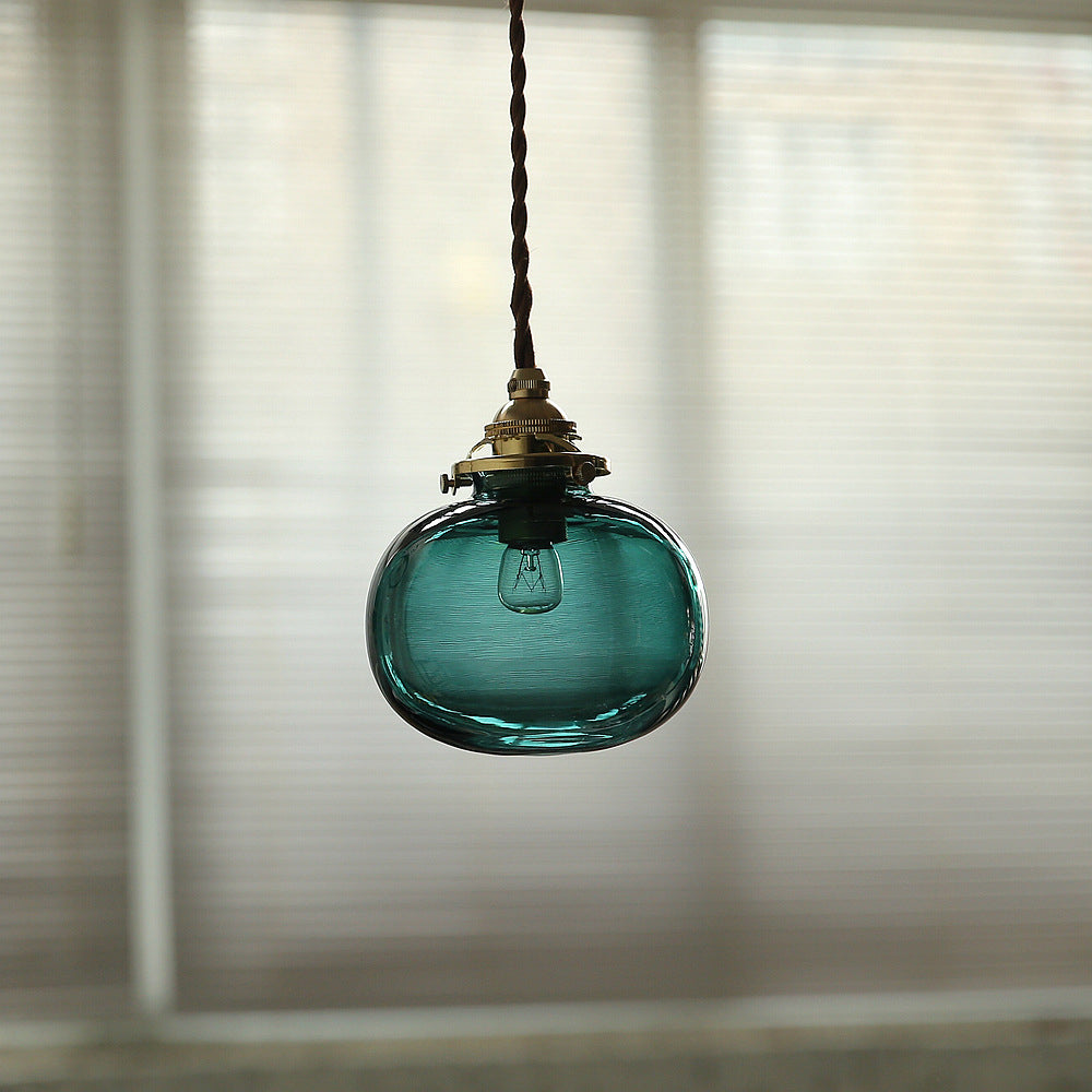 Vintage Koperen Hanglamp – Goud – E26 Fitting