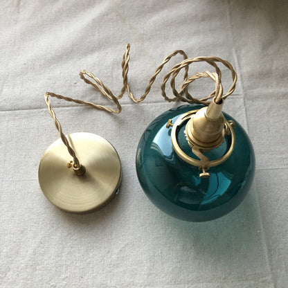 Vintage Koperen Hanglamp – Goud – E26 Fitting