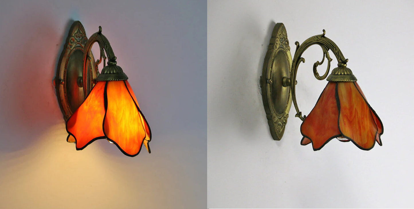 Designer Wandlamp van Glas en IJzer – Meerdere Kleuren