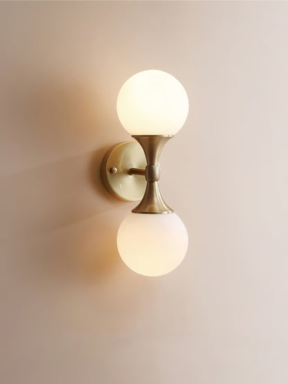 Lumio - Moderne Bolvormige Wandlamp met Sfeervolle LED Verlichting