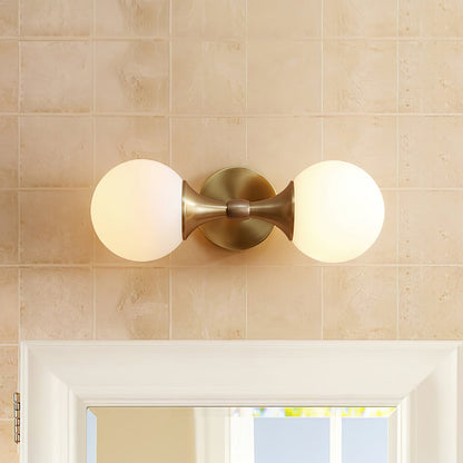 Lumio - Moderne Bolvormige Wandlamp met Sfeervolle LED Verlichting