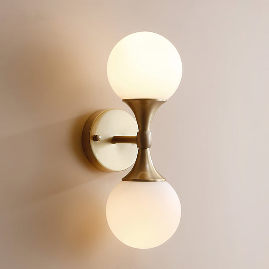 Lumio - Moderne Bolvormige Wandlamp met Sfeervolle LED Verlichting