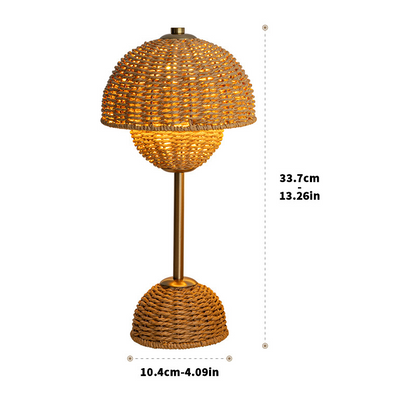 Lumio – Bamboe Tafellamp Natuurlijke LED Designlamp voor Warme Sfeerverlichting