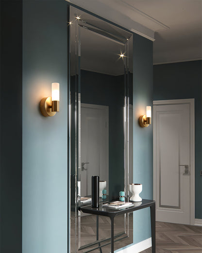 Lumio - Elegante Wandlamp van Messing met Energiezuinige LED Verlichting