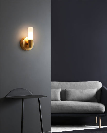 Lumio - Elegante Wandlamp van Messing met Energiezuinige LED Verlichting
