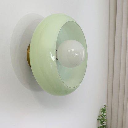 Retro Glazen Plafondlamp