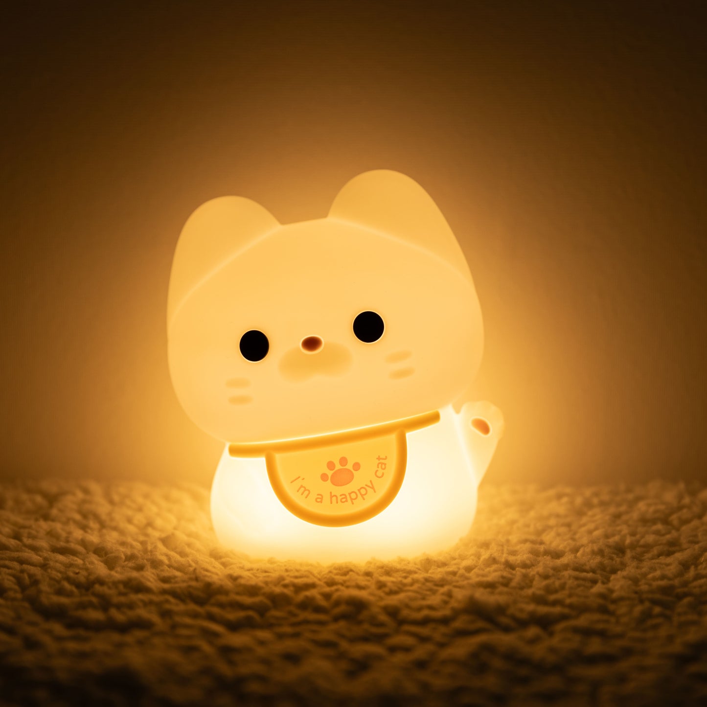 Lumio – Gelukkige Kat Nachtlamp Kind LED Slaaplamp Babykamer
