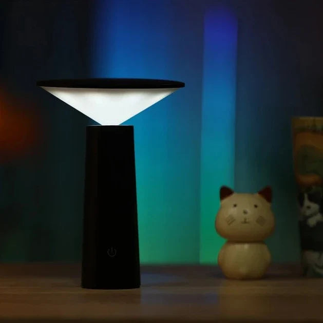 Lumio - Japandi Minimalistische Draadloze Tafellamp met 360° Rotatie