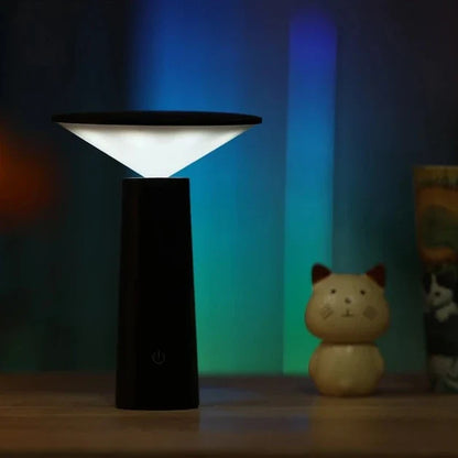 Lumio - Japandi Minimalistische Draadloze Tafellamp met 360° Rotatie