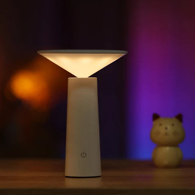 Lumio - Japandi Minimalistische Draadloze Tafellamp met 360° Rotatie