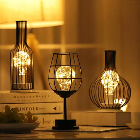 Amara – Collectie Tafellampen in Wijnfles, Karaf & Glas Design