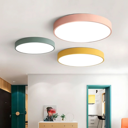 Jens – LED Plafondlamp met Scandinavisch Design van Hout & Acryl