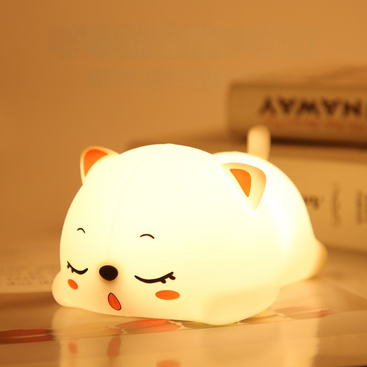 Lumio – Spinnende Kat Nachtlamp Kind LED Slaaplamp Babykamer