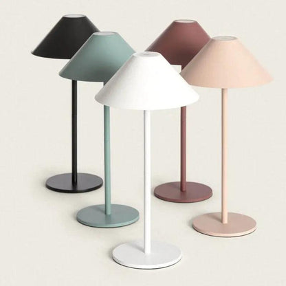 Lumio - Japandi Draadloze waterdichte tafellamp met dimbaar warm licht