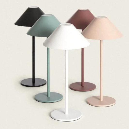 Lumio - Japandi Draadloze waterdichte tafellamp met dimbaar warm licht