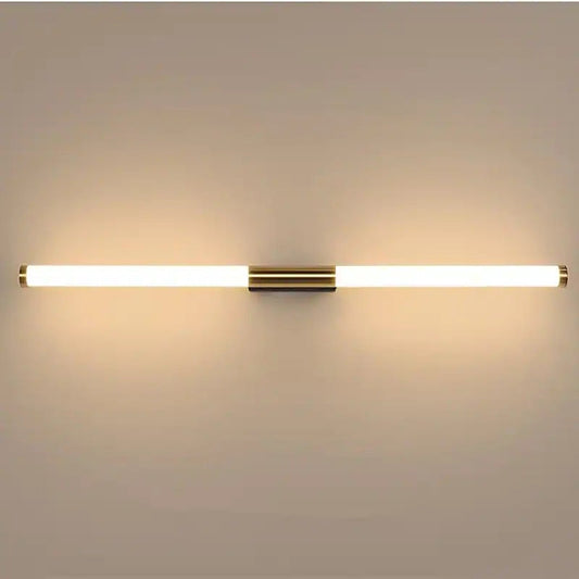 Lumio - Moderne lineaire LED wandlamp van roestvrij staal en acryl