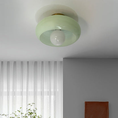 Retro Glazen Plafondlamp