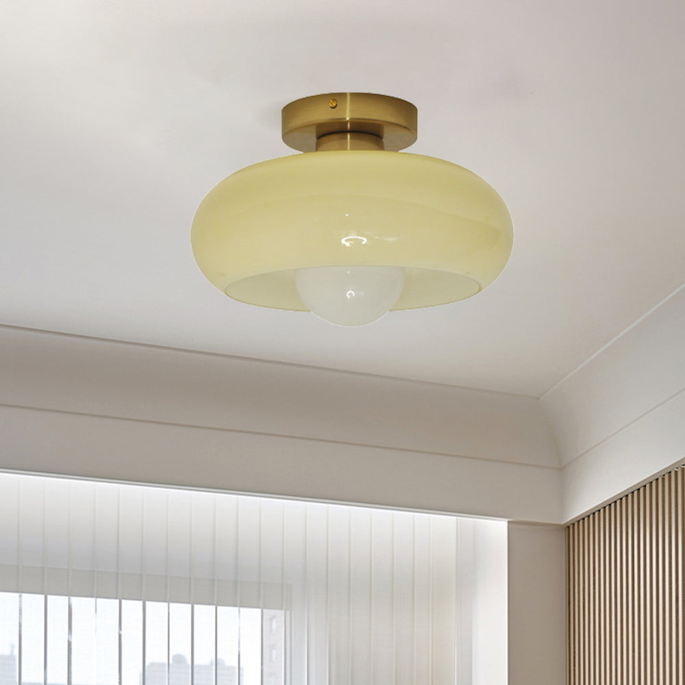 Retro Glazen Plafondlamp