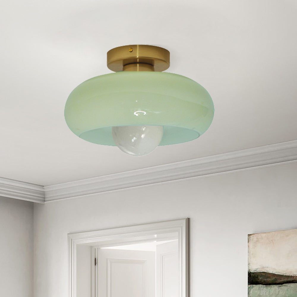 Retro Glazen Plafondlamp