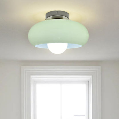 Retro Glazen Plafondlamp