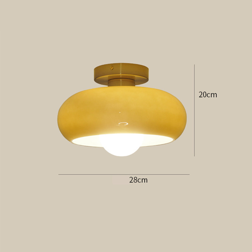 Retro Glazen Plafondlamp