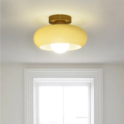 Retro Glazen Plafondlamp