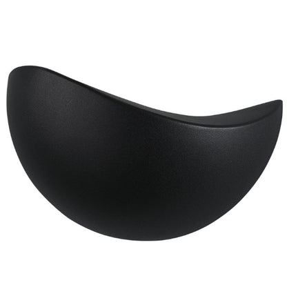 Lumio - Minimalistische halfronde LED-wandlamp van aluminium in wit en goud