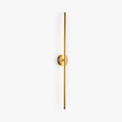 Lumio - Elegant Gouden Lineaire LED Wandlamp | Moderne Badkamerverlichting