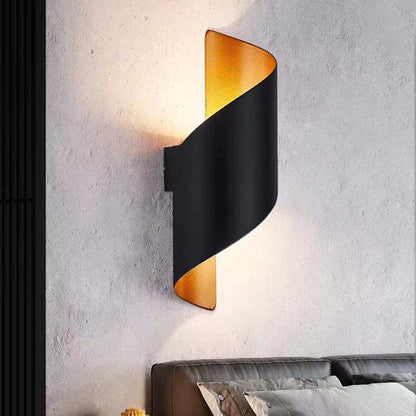 Lumio - Moderne LED wandlamp met spiraalontwerp in zwart of wit
