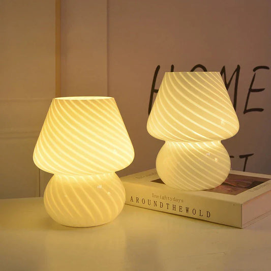 Lumio - Glazen Bureaulamp met Warm LED-Licht en Scandinavisch Design