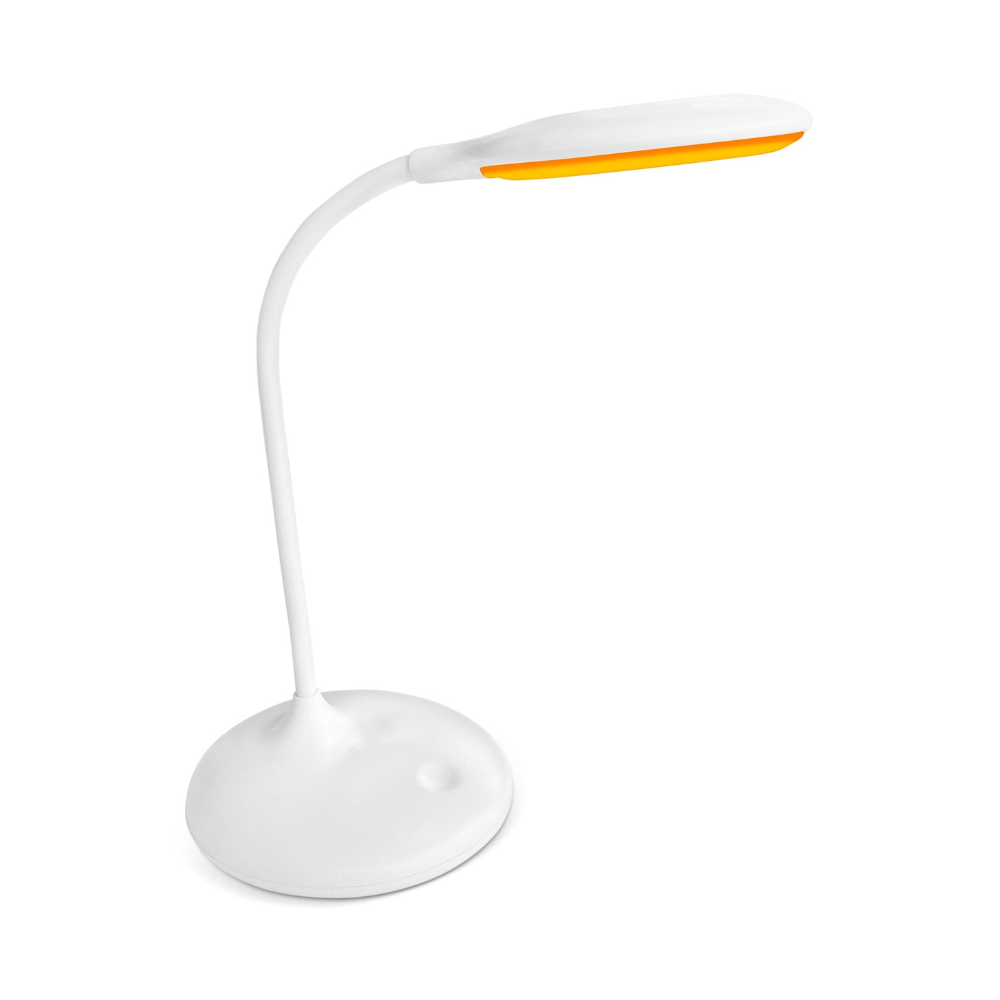 Lumio – Blauwvrij Amber Nachtlampje met Flexibele Zwanenhals en USB-Oplaadfunctie