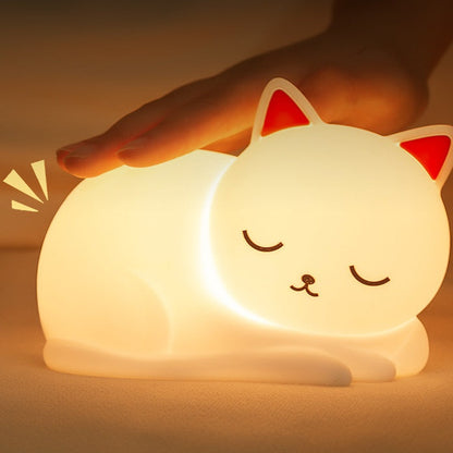Lumio - Katten Nachtlamp van Siliconen