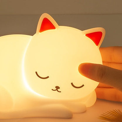 Lumio - Katten Nachtlamp van Siliconen