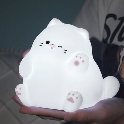 Lumio – Wapperende Kat Nachtlamp Kind LED Slaaplamp Babykamer