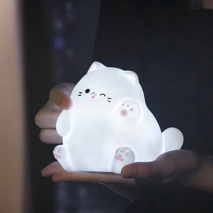 Lumio – Wapperende Kat Nachtlamp Kind LED Slaaplamp Babykamer