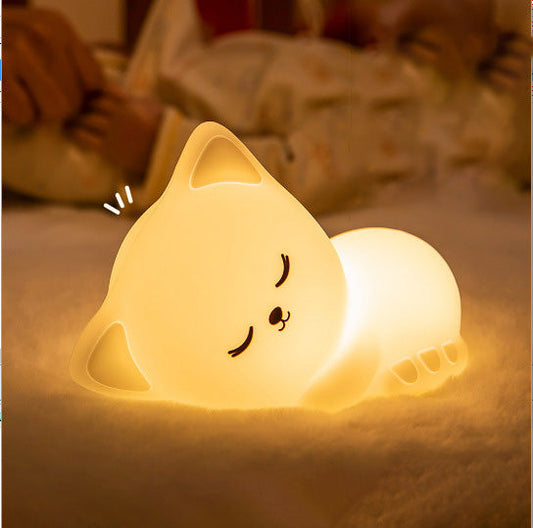Lumio - Slapende Kat Nachtlamp LED Squishy