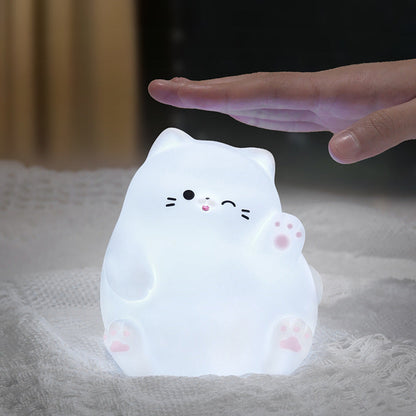 Lumio – Wapperende Kat Nachtlamp Kind LED Slaaplamp Babykamer