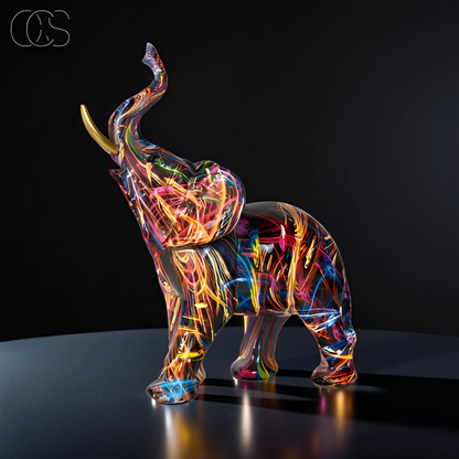 Ollio - Abstract Olifanten Standbeeld