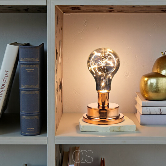 Alva – Tafellamp met Gloeilamp Design