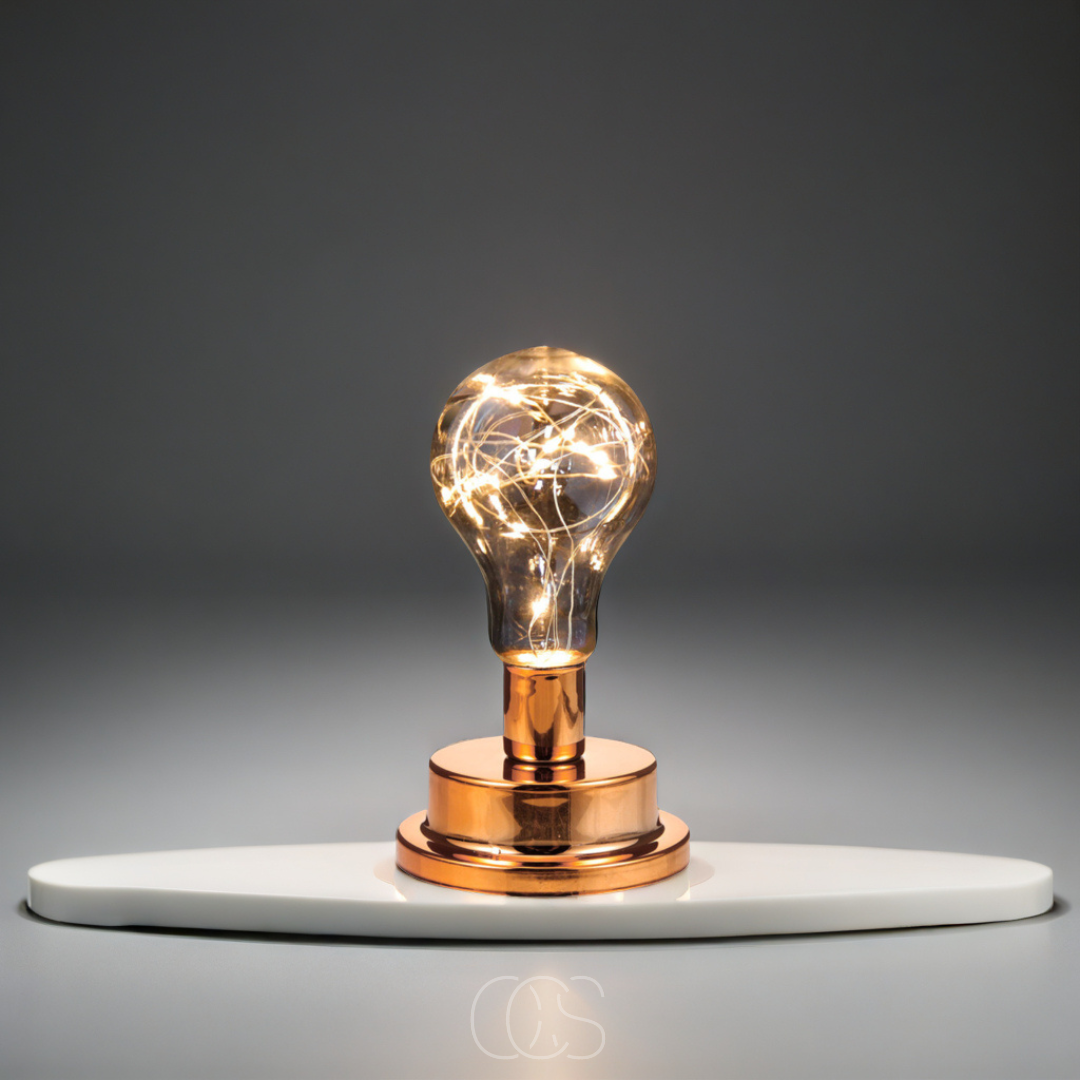 Alva – Tafellamp met Gloeilamp Design