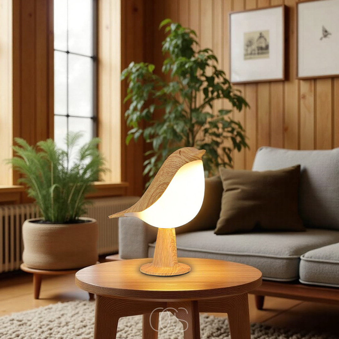 Ella – Houten Vogellamp met Scandinavisch Design
