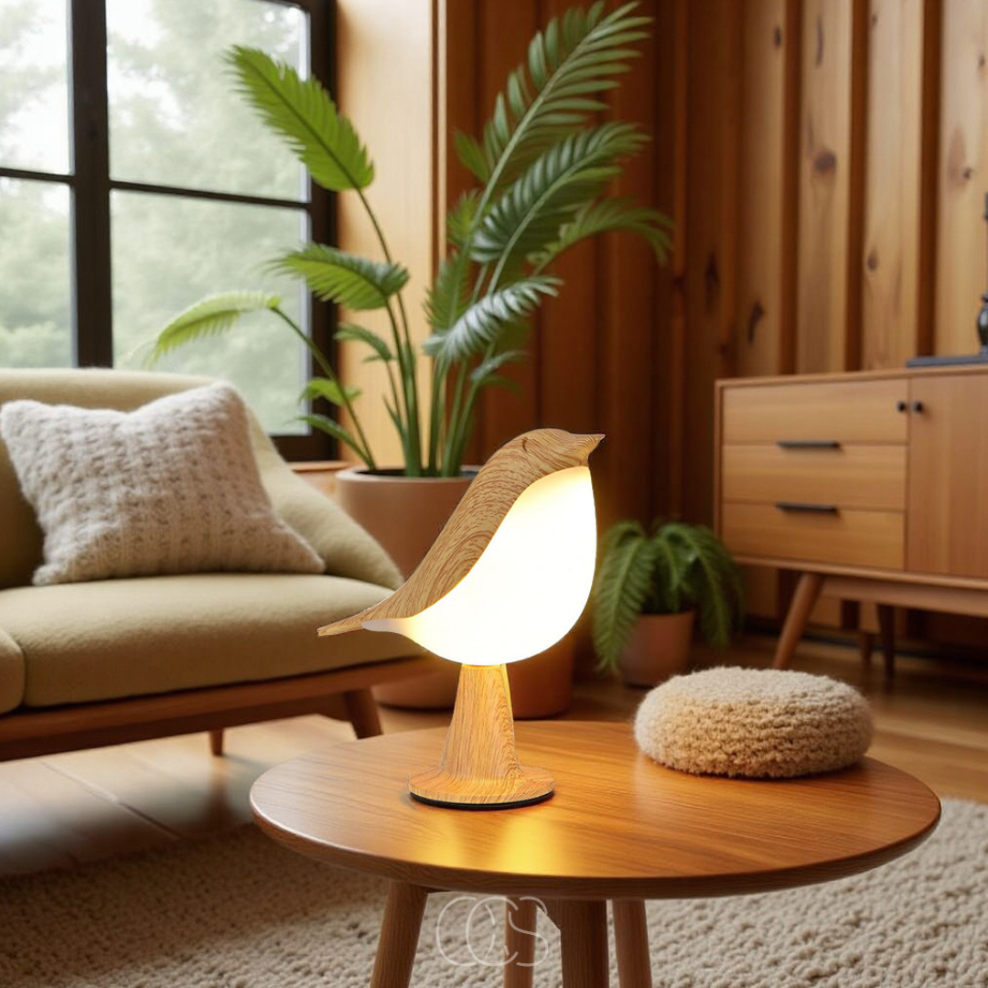 Ella – Houten Vogellamp met Scandinavisch Design