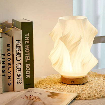 Lumio - Warme LED Tafellamp met Dimbare Functie & Elegant Golfdesign