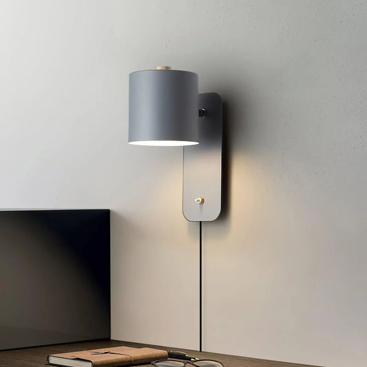 Lumio - Minimalistische Wandlamp met Stekker voor Flexibele Verlichting