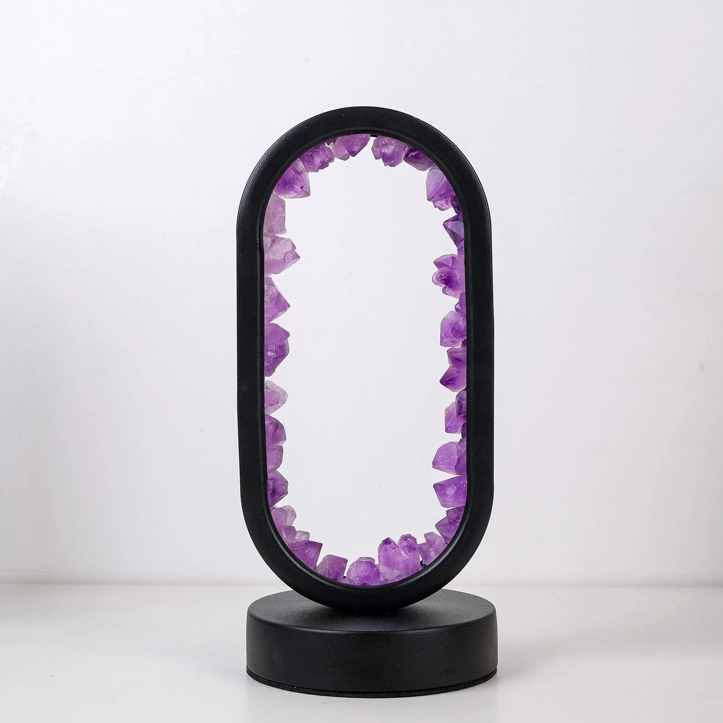 Lagom – Amethist Sereniteit Lamp met Natuurlijke Kristallen