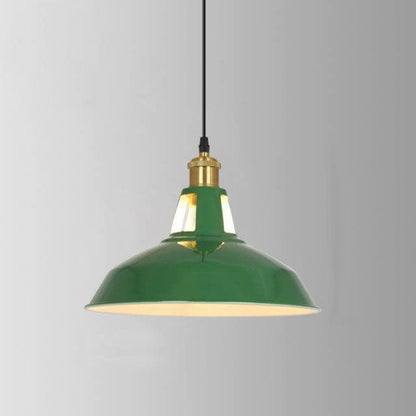 Industriële Groene Hanglamp – Meerdere Formaten