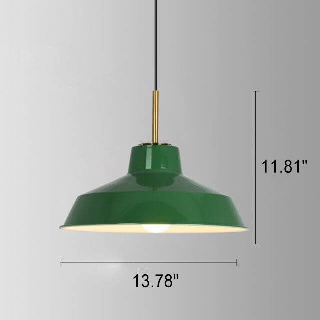 Industriële Groene Hanglamp – Meerdere Formaten