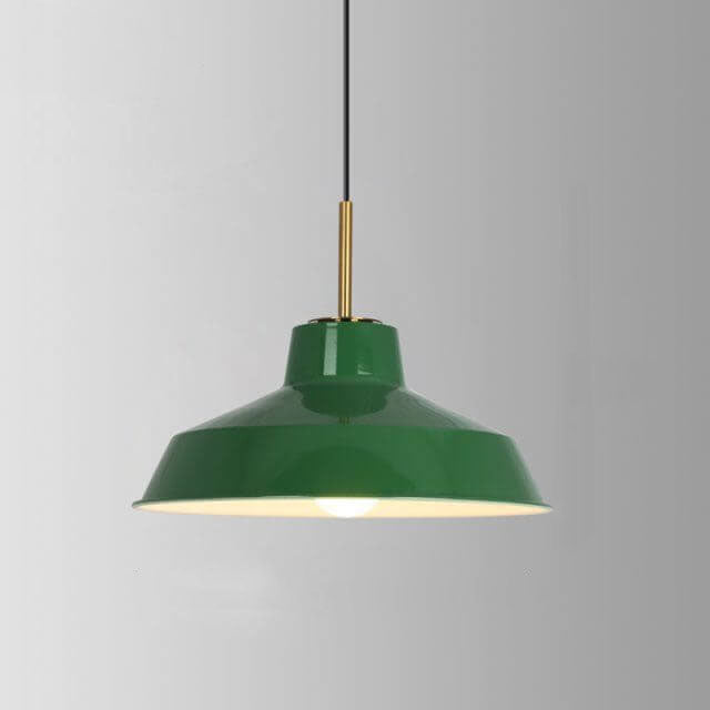 Industriële Groene Hanglamp – Meerdere Formaten