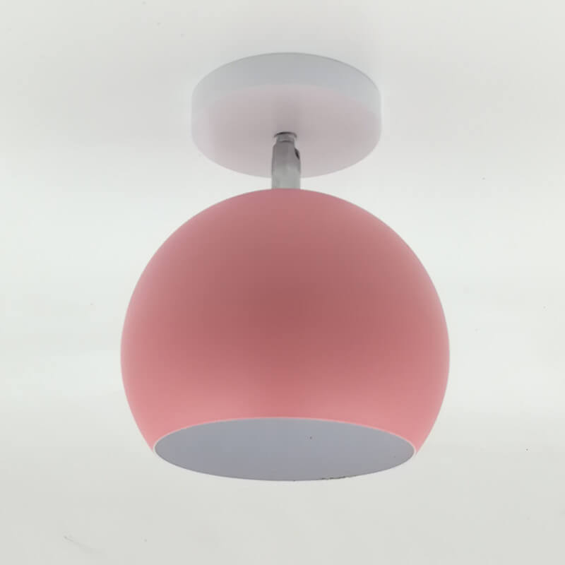 Moderne `Scandinavische Minimalistische Plafondlamp – IJzer & Hout in Meerdere Kleuren